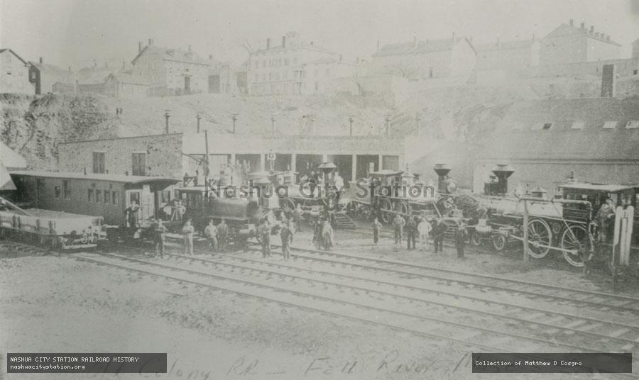 Postcard: Old Colony Railroad, Fall River, Massachusetts